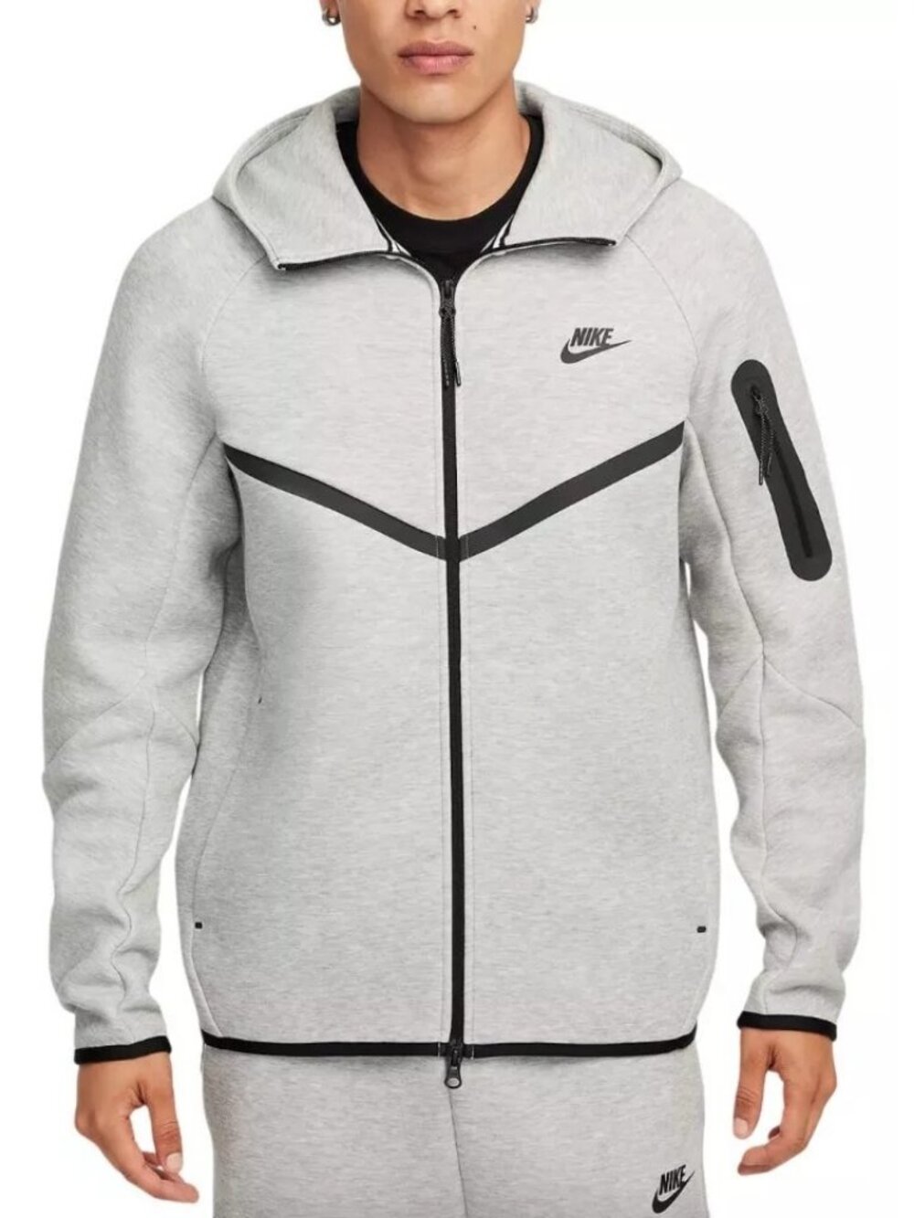 Nike Men's Tech Fleece Hoodie Full Zip Grey Size XL NEW WITH TAGS!